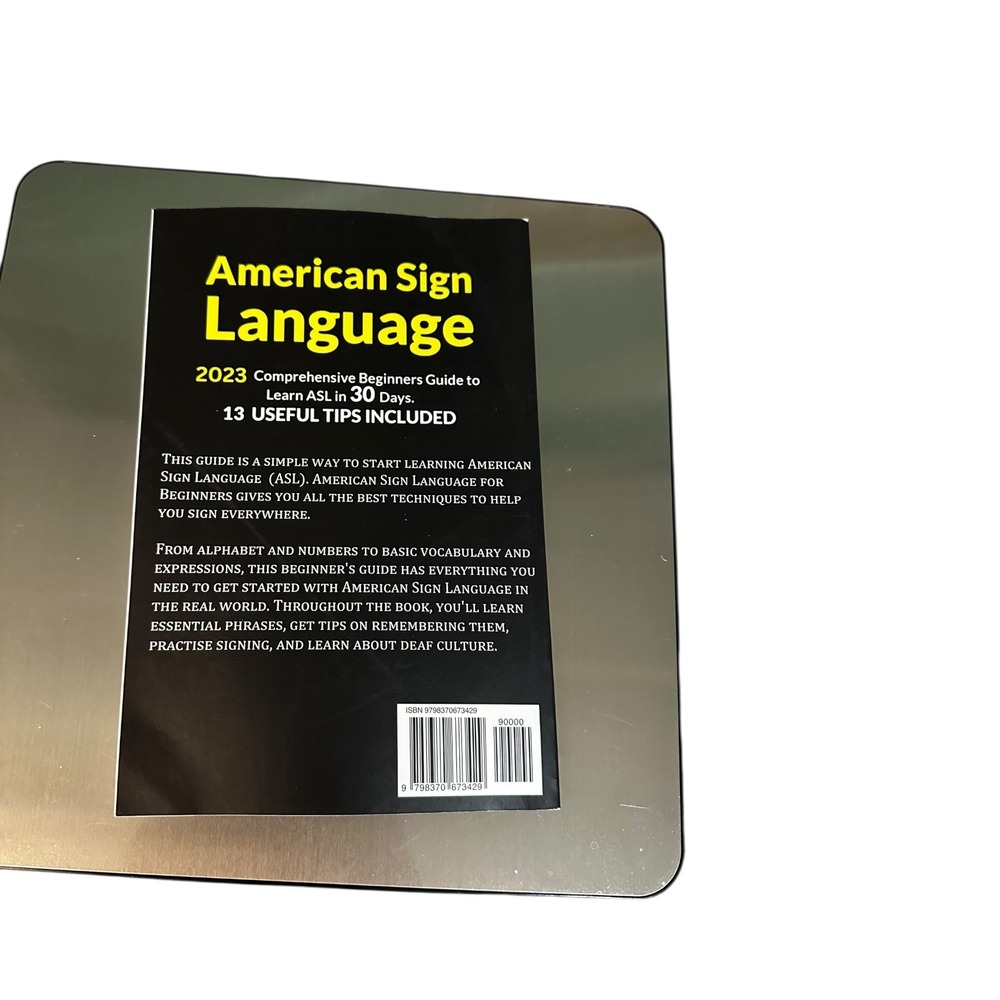 American Sign Language ASL Beginners Guide 2023 Learn in 30‎ Days Tips - Picture 2 of 6